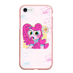 Чехол iPhone 7/8 матовый POPPY PLAYTIME ПОППИ ПЛЕЙТАЙМ МАМОЧКА, цвет: 3D-светло-розовый