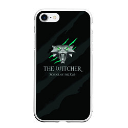 Чехол iPhone 7/8 матовый The Witcher School of the Cat