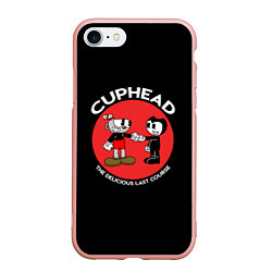 Чехол iPhone 7/8 матовый Cuphead & Bendy