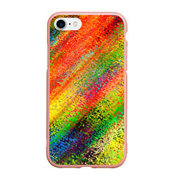 Чехол iPhone 7/8 матовый Rainbow inclusions