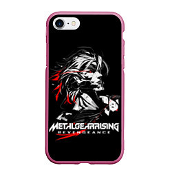 Чехол iPhone 7/8 матовый Metal Gear Rising - game hero