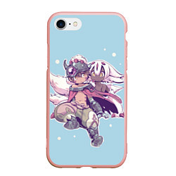 Чехол iPhone 7/8 матовый Рег и Фапута из аниме Made in Abyss