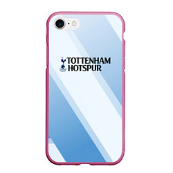 Чехол iPhone 7/8 матовый Tottenham hotspur Голубые полосы