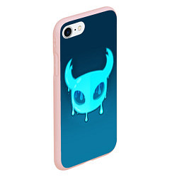 Чехол iPhone 7/8 матовый Hollow Knight подтеки, цвет: 3D-светло-розовый — фото 2