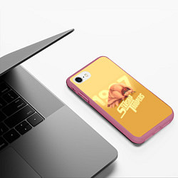 Чехол iPhone 7/8 матовый Звездный десант босс арахнид, цвет: 3D-малиновый — фото 2