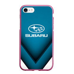 Чехол iPhone 7/8 матовый Subaru - абстракция