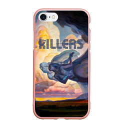 Чехол iPhone 7/8 матовый Imploding the Mirage - The Killers