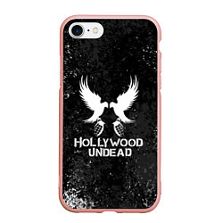 Чехол iPhone 7/8 матовый Hollywood Undead - Hu