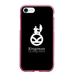Чехол iPhone 7/8 матовый Kingsman logo