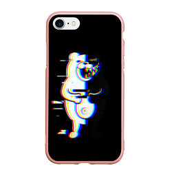 Чехол iPhone 7/8 матовый Danganronpa monokuma glitch