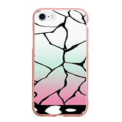 Чехол iPhone 7/8 матовый Шинобу Кочо Кимоно, цвет: 3D-светло-розовый