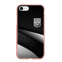 Чехол iPhone 7/8 матовый Russia - black & white