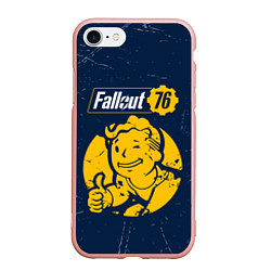 Чехол iPhone 7/8 матовый FALLOUT 76 - Черточки