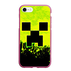 Чехол iPhone 7/8 матовый Creeper neon