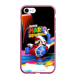Чехол iPhone 7/8 матовый Super Mario 3D World - Boomerang