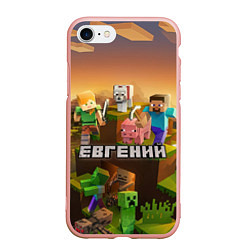 Чехол iPhone 7/8 матовый Евгений Minecraft