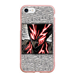 Чехол iPhone 7/8 матовый Garou Rage Mode, цвет: 3D-светло-розовый