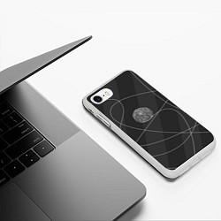 Чехол iPhone 7/8 матовый Клубок ниток, цвет: 3D-белый — фото 2