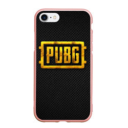 Чехол iPhone 7/8 матовый PUBG gold