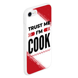 Чехол iPhone 7/8 матовый Trust me Im cook white, цвет: 3D-белый — фото 2