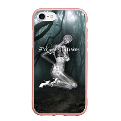 Чехол iPhone 7/8 матовый F*ck your halloween!, цвет: 3D-светло-розовый
