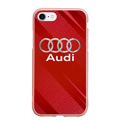 Чехол iPhone 7/8 матовый Audi abstraction