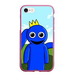 Чехол iPhone 7/8 матовый Blue: Rainbow Friends