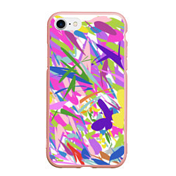 Чехол iPhone 7/8 матовый Сочные краски лета и бабочки