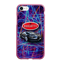 Чехол iPhone 7/8 матовый Bugatti - Italy - мечта автомобилиста