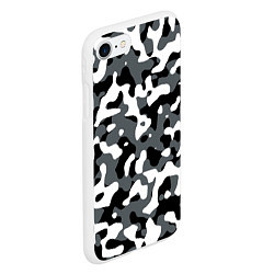 Чехол iPhone 7/8 матовый Камуфляж Concrete Jungle, цвет: 3D-белый — фото 2