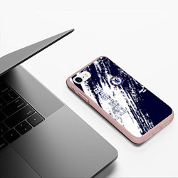 Чехол iPhone 7/8 матовый Фк челси, цвет: 3D-светло-розовый — фото 2
