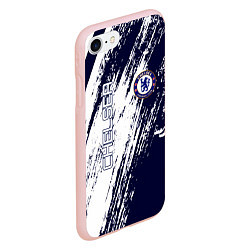 Чехол iPhone 7/8 матовый Фк челси, цвет: 3D-светло-розовый — фото 2