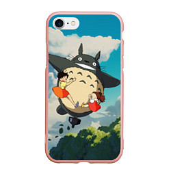 Чехол iPhone 7/8 матовый Flight Totoro