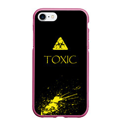 Чехол iPhone 7/8 матовый TOXIC - Биологическая опасность