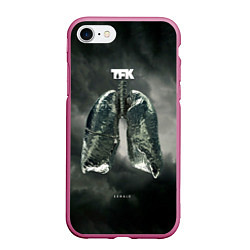 Чехол iPhone 7/8 матовый Exhale - Thousand Foot Krutch, цвет: 3D-малиновый