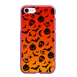 Чехол iPhone 7/8 матовый НАСТРОЕНИЕ Halloween