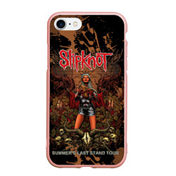 Чехол iPhone 7/8 матовый Slipknot satan girl