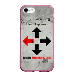 Чехол iPhone 7/8 матовый Outsider Album Inspirations - Three Days Grace