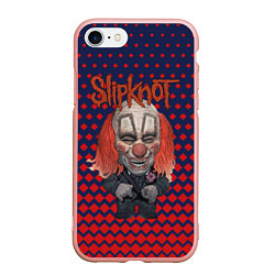 Чехол iPhone 7/8 матовый Slipknot clown