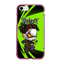 Чехол iPhone 7/8 матовый Slipknot green