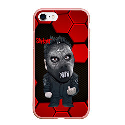 Чехол iPhone 7/8 матовый Slipknot объемные плиты