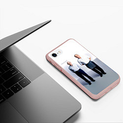 Чехол iPhone 7/8 матовый Vessel - Twenty One Pilots, цвет: 3D-светло-розовый — фото 2