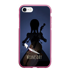 Чехол iPhone 7/8 матовый Wednesday & Violin