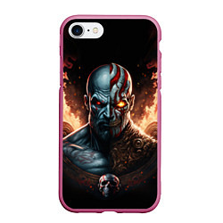 Чехол iPhone 7/8 матовый God of War life and dead