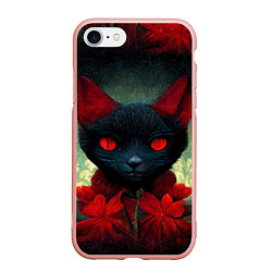 Чехол iPhone 7/8 матовый Dark cat