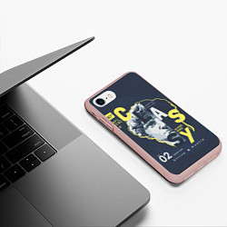 Чехол iPhone 7/8 матовый Clasy influencer, цвет: 3D-светло-розовый — фото 2