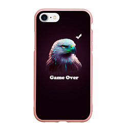 Чехол iPhone 7/8 матовый Hawk-game over