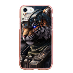 Чехол iPhone 7/8 матовый Battle Tiger