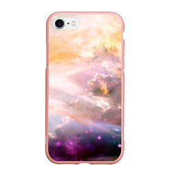 Чехол iPhone 7/8 матовый Аморфное абстрактное космическое красочное небо