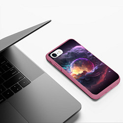 Чехол iPhone 7/8 матовый Sverhnova, цвет: 3D-малиновый — фото 2